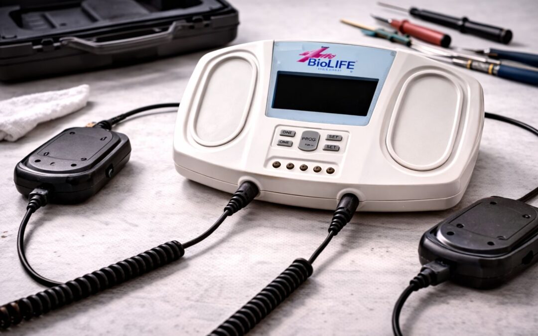 Dispositivo Biolife non parte con schermo spento e controllo di solenoidi e collegamenti